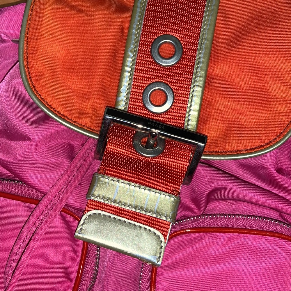 Authentic Rare Prada Nylon Backpack - image 4